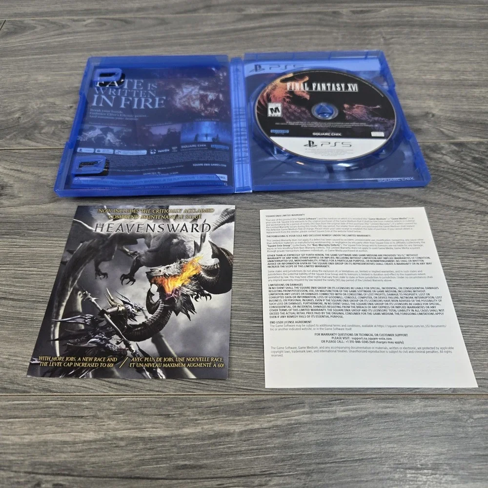 Final Fantasy XVI Sony PS5 Square Enix PlayStation 5 Rated M ECU‎